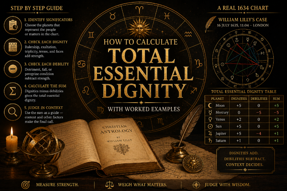 How to Calculate Total Essential Dignity (With Worked Examples)