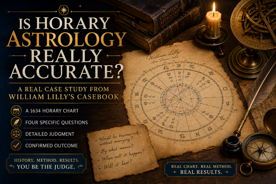 Is Horary Astrology Accurate? A Real Case Study from William Lilly's Casebook